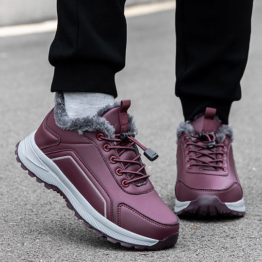 Damen Winterliche Trekking Sneakers mit rutschfester Sohle und isolierendem Warmfutter EB