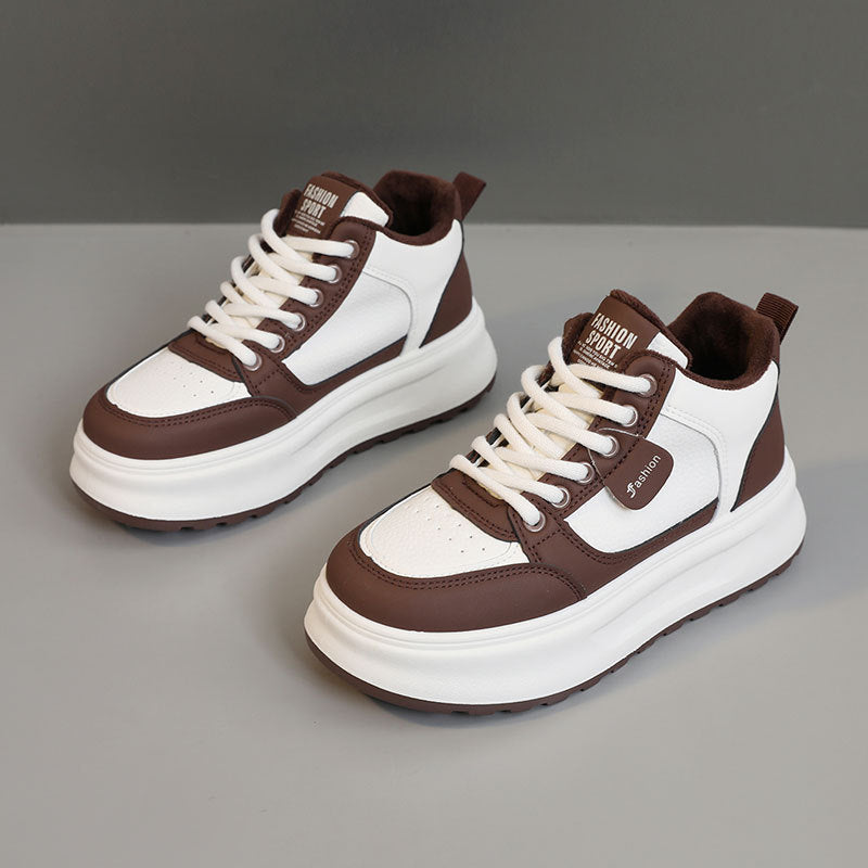 Damen stilvolle Sneakers mit gepolstertem Innenfutter und rutschfester Sohle EB