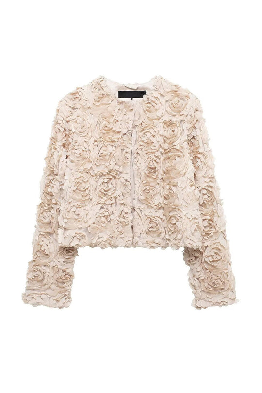 EB | Floral Applikation Kurzjacke