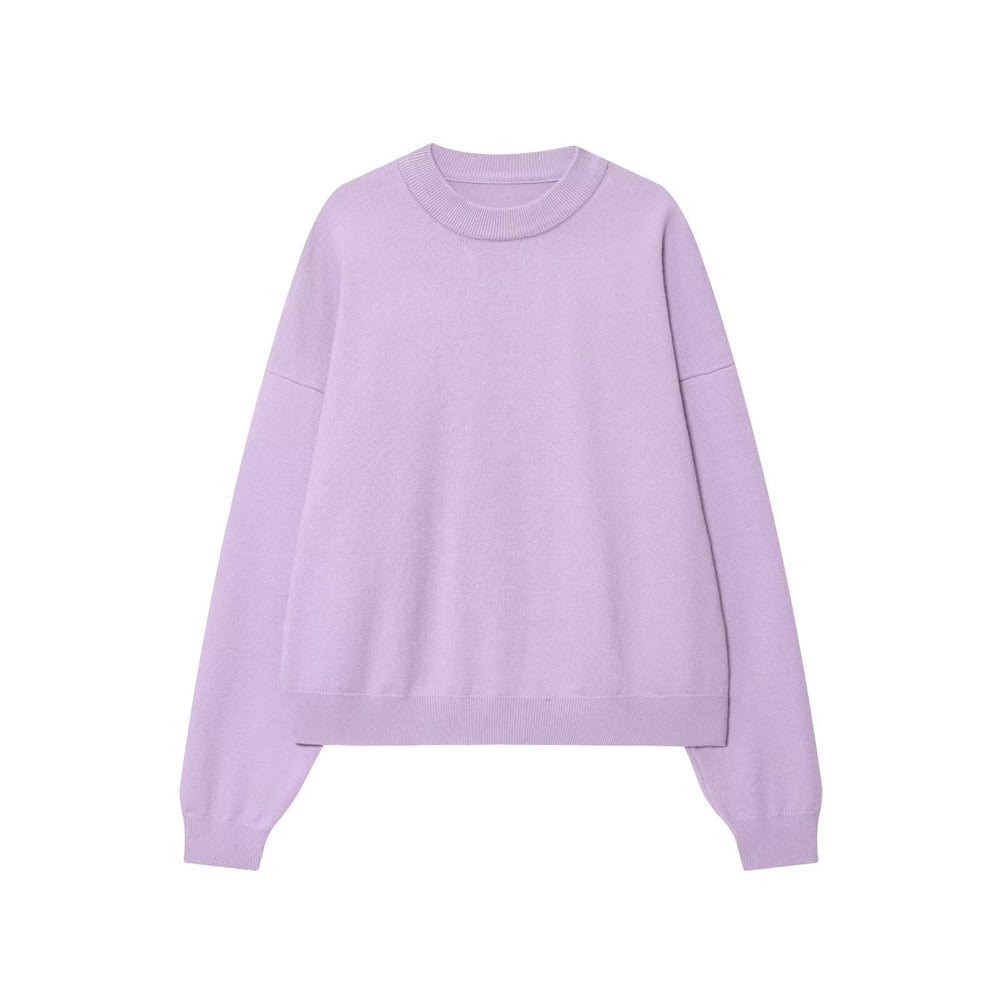 Damen lässiger Sweatshirt mit engem Kragen EB