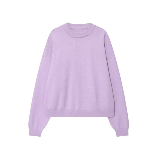 Damen lässiger Sweatshirt mit engem Kragen EB