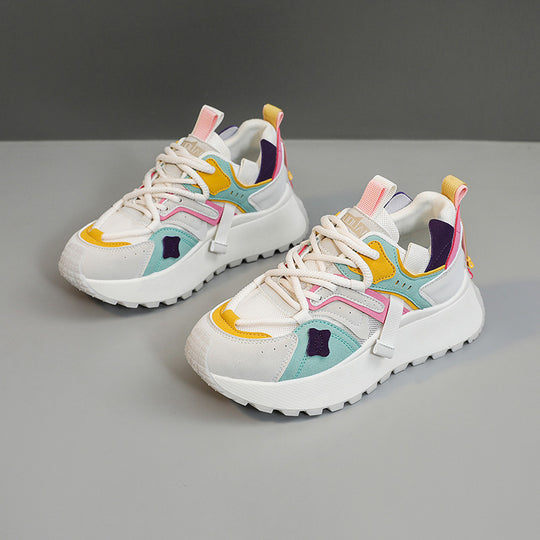 Damen modische Sneakers mit innovativem Design und atmungsaktivem Obermaterial EB
