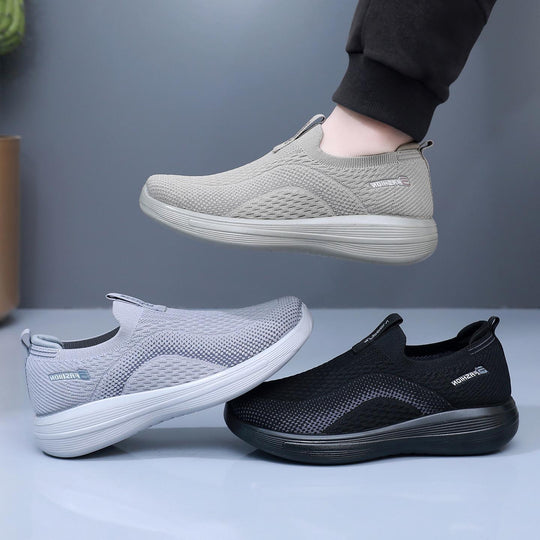 Damen Slip-On Laufschuhe mit atmungsaktiver Oberflächenstruktur EB