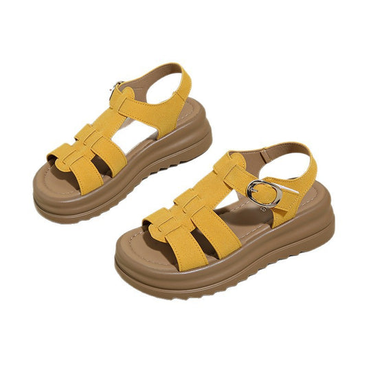 Damen komfortable Sandalen mit stylischem Riemendesign EB