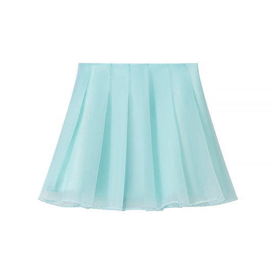 Damen verspieltes Puffärmel-Kleid mit A-Linien-Silhouette EB