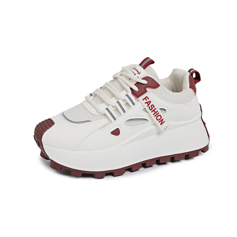 Damen Sportliche Chunky Sneakers mit dämpfendem Profil und atmungsaktiver Obermaterialstruktur EB