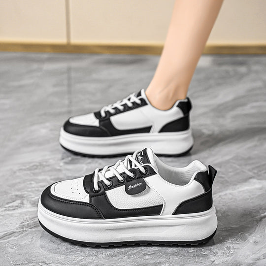 Damen Sportliche Plattform Sneakers mit extra dämpfender Laufsohle und flexibler Passform EB