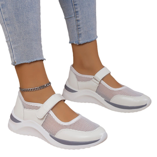Damen Sportliche Sneaker mit atmungsaktivem Mesh-Obermaterial EB