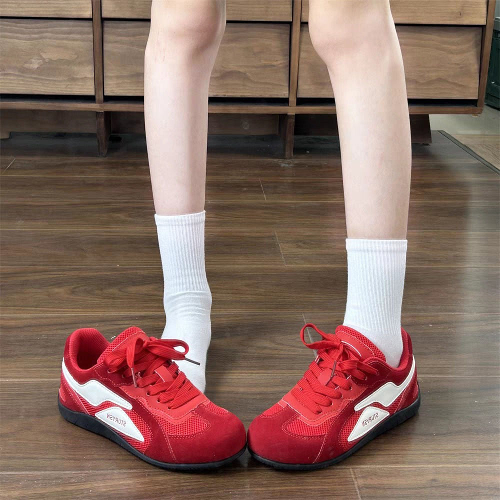 Damen Sneakers mit hochwertiger Wildleder-Oberfläche und bequemer Dämpfung EB