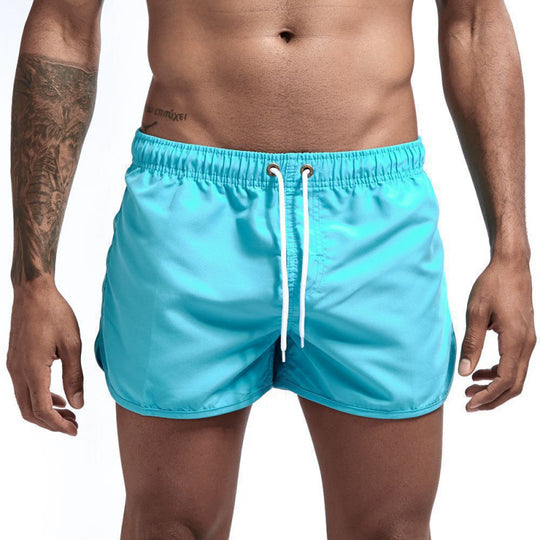Herren Badeshorts mit schnell trocknendem Material und elastischem Bund EB