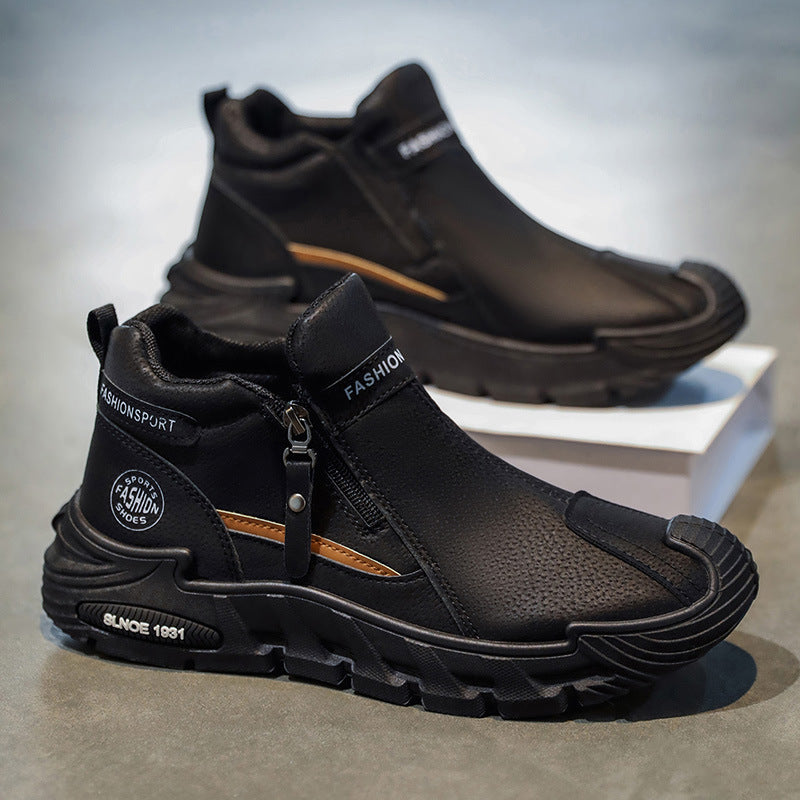 Damen Sportliche Stiefel mit elastischem Einstieg und rutschfester Sohle EB