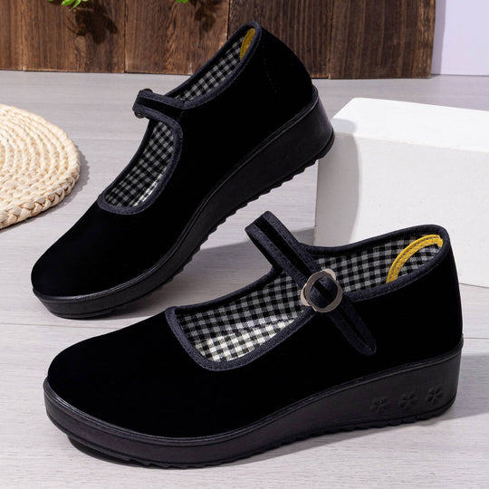 Damen Komfortable Freizeitschleifen mit verstellbarem Riemen EB