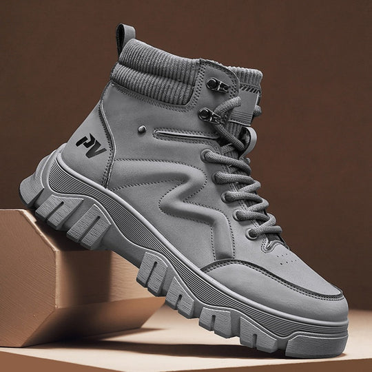 Damen Chunky High-Top Sneakers mit strapazierfähiger Sohle EB