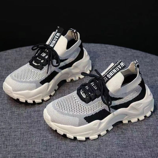 Damen Sportliche High-Performance Sneakers mit elastischem Einstieg und atmungsaktivem Obermaterial EB