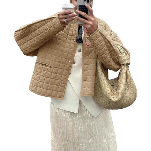 Damen gesteppte modische Leichtjacke EB