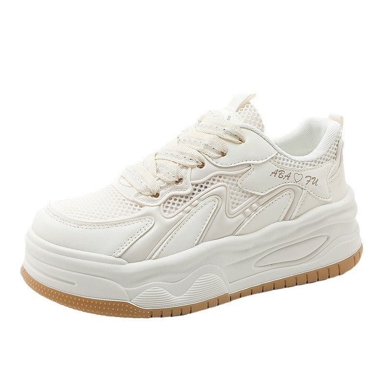 Damen Sportliche Sneakers mit atmungsaktiver Mesh-Oberfläche und dämpfendem Sohlenprofil EB