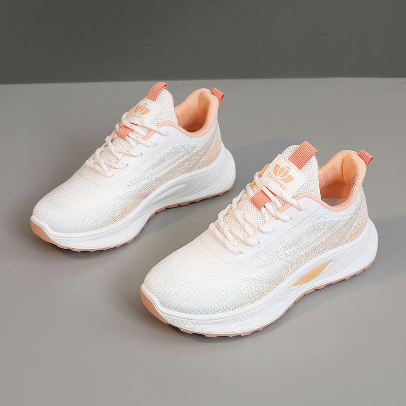Damen Atmungsaktive Freizeitschuhe mit dämpfender Laufsohle und elastischem Obermaterial EB