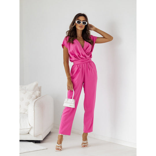 Damen Eleganter Wickel-Overall EB