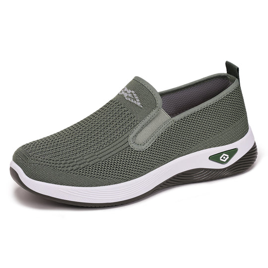 Damen Bequeme Slip-On Sportschuhe mit atmungsaktivem Netzdesign EB