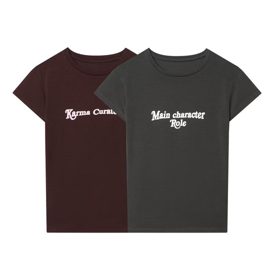 Damen T-Shirt mit inspirierendem Schriftzug EB