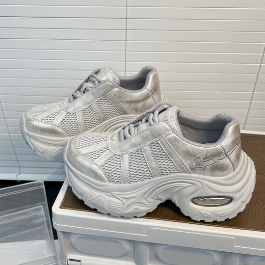 Damen Trendige Plateau Sneakers EB