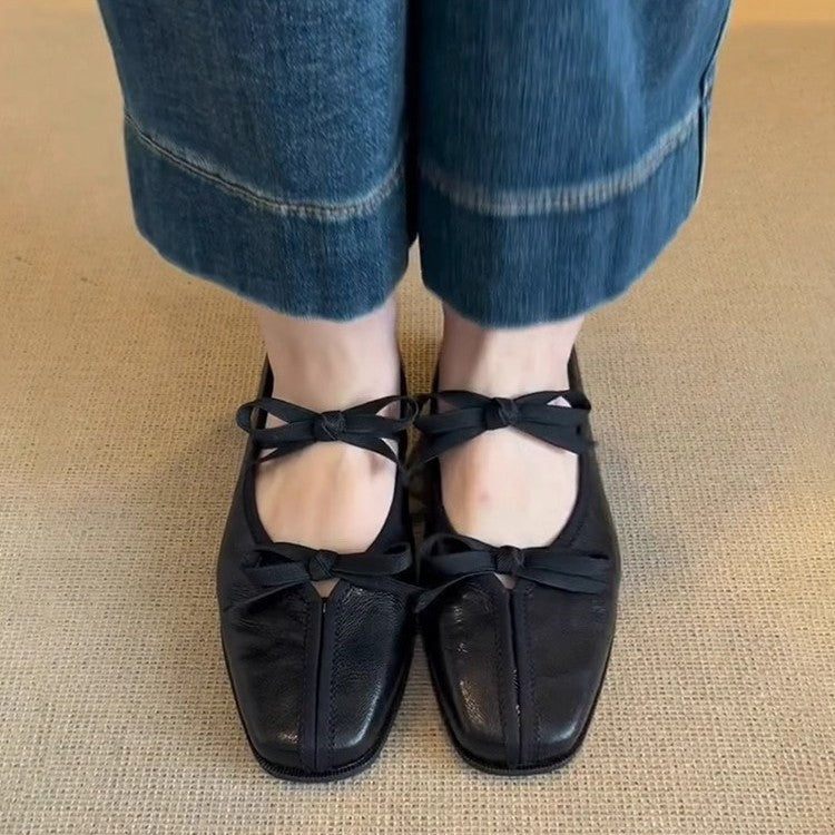 Damen elegante Ballerinas mit modischem Riemchen und komfortabler Passform EB