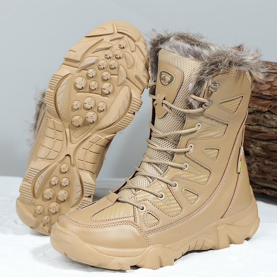 Damen Waterproof Trekkingstiefel mit isolierender Fütterung und rutschfester Profilsohle EB