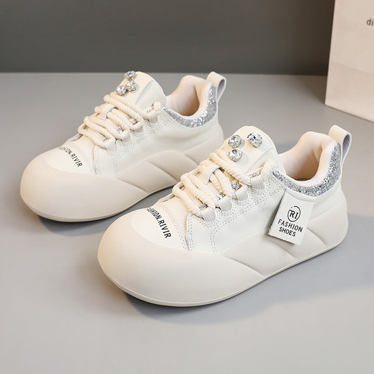 Damen Modische Sneakers mit funkelnden Akzenten und komfortablem Sohlenprofil EB