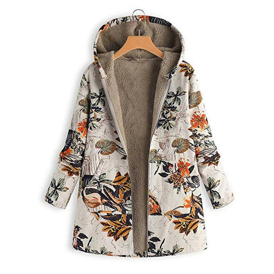 Damen Übergangsjacke mit Blumenmuster EB