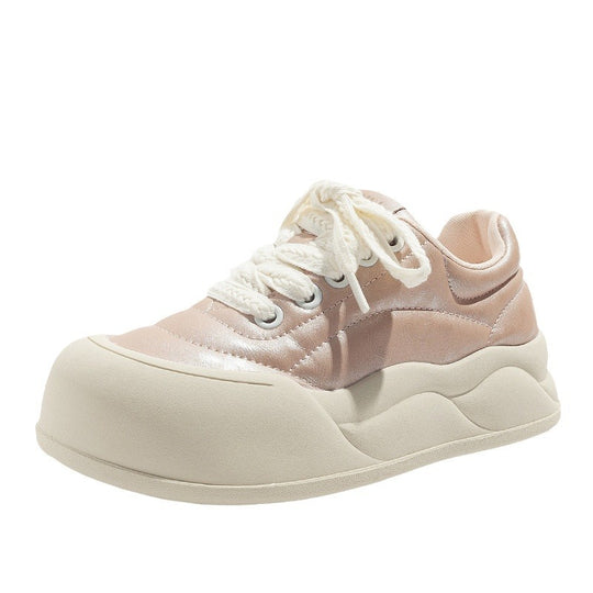 Damen Trendige Sneaker mit komfortabler Sohle und modischer Obermaterialkombination EB