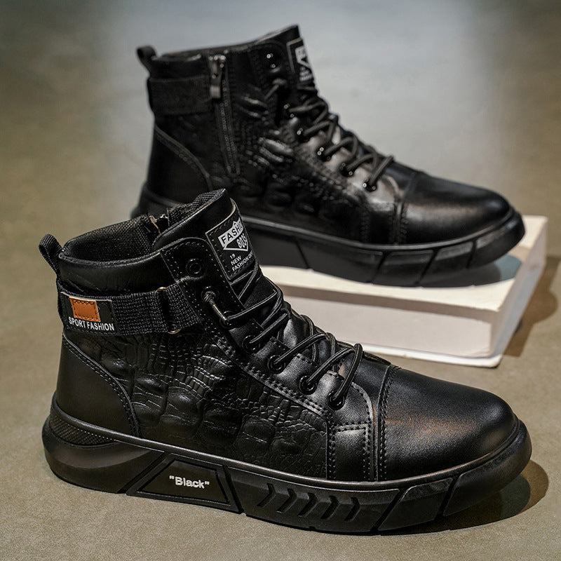 Herren Hochwertige Freizeitschuhe mit wasserdichter Oberfläche und rutschfester Sohle EB