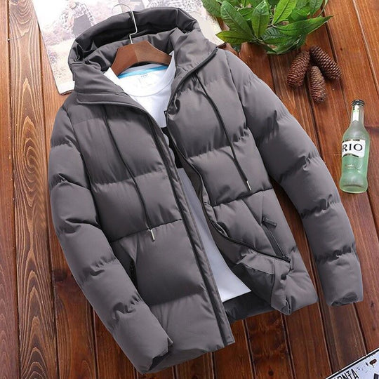 Herren nan gesteppte Thermo-Steppjacke mit Kapuze und winddichter, wasserabweisender Polyesterhülle EB