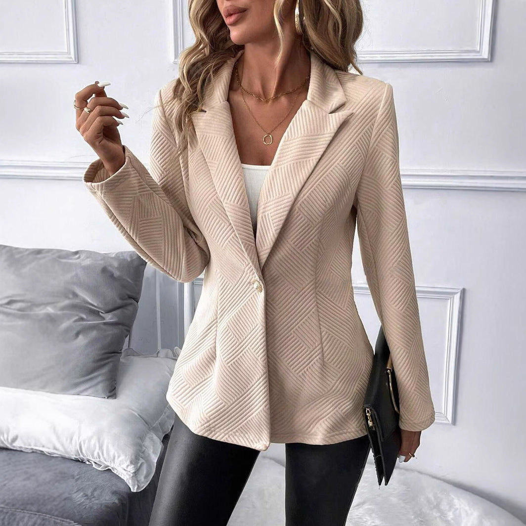 Damen Blazer mit strukturiertem Design und modischen Akzenten EB