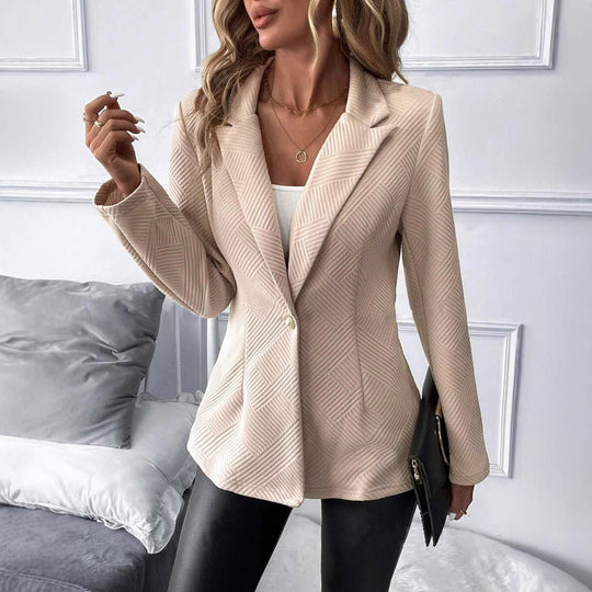 Damen Blazer mit strukturiertem Design und modischen Akzenten EB