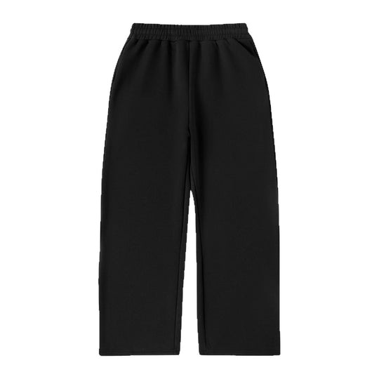 Damen nan weite Cropped-Loungehose mit elastischem Bund und seitlichen Eingrifftaschen EB