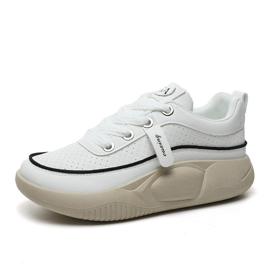 Damen Sportliche Sneakers mit atmungsaktiven Mesh-Einsätzen und rutschfester Sohle EB