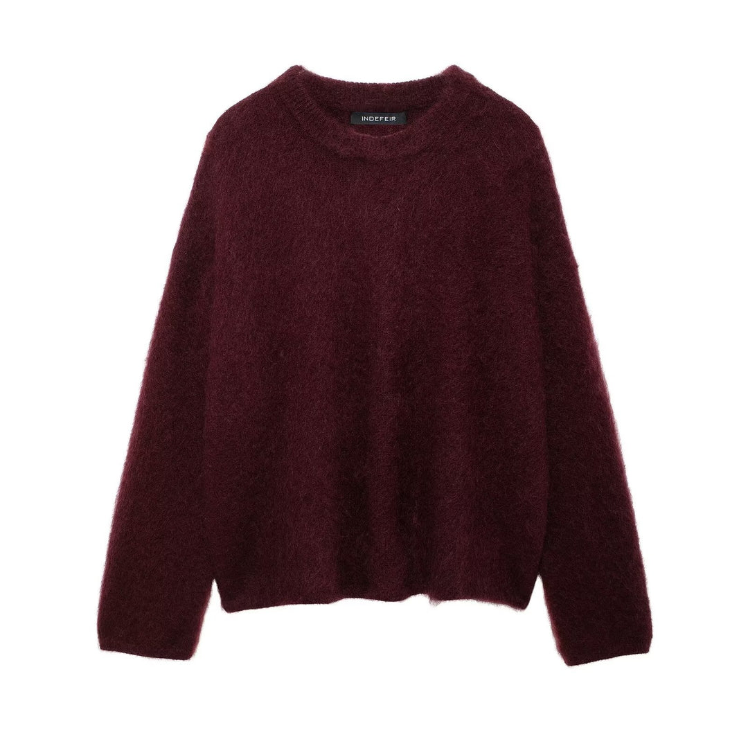 Damen Weicher, flauschiger Pullover EB