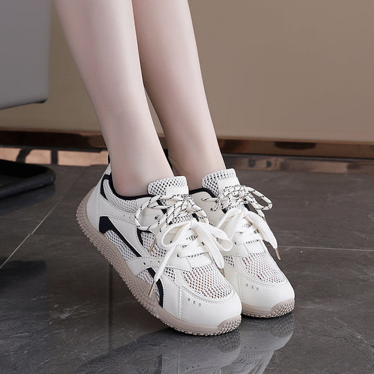Damen  Atmungsaktive Sportliche Sneakers mit praktischem Schnürsystem EB