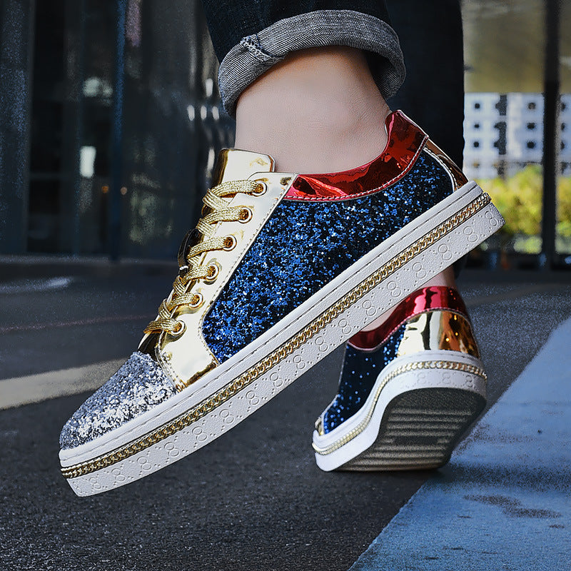 Damen Glitzernde Sneakers mit hochwertiger Sohle von EB