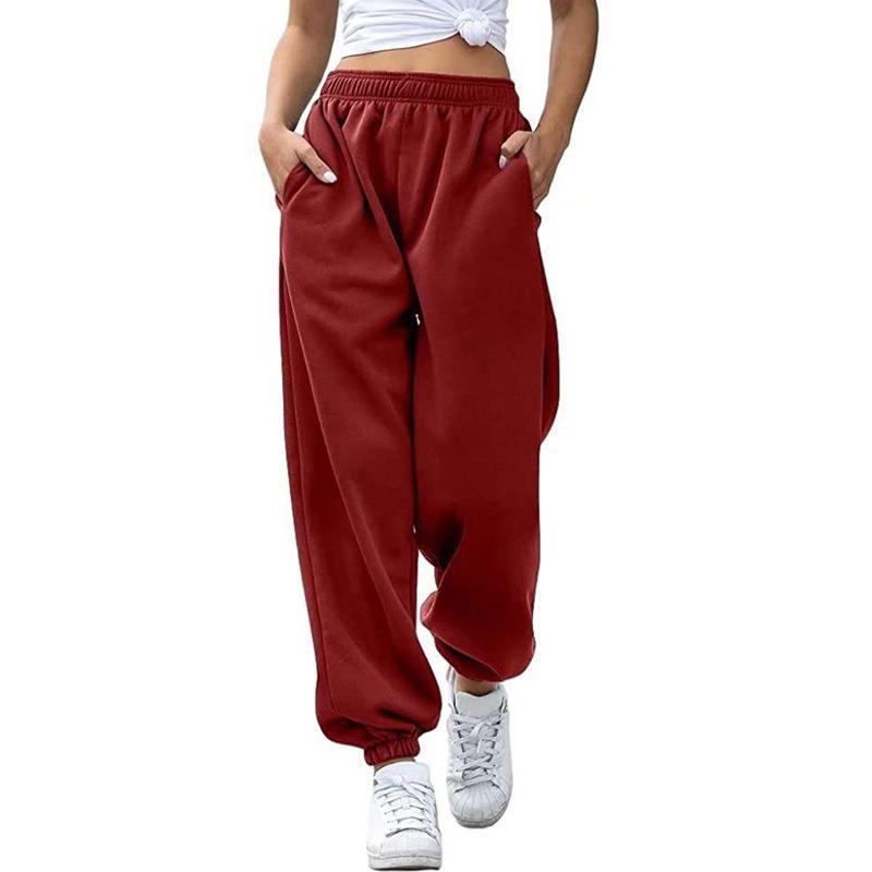 Damen nan gemütliches Lounge-Jogginganzug-Set mit Oversize-Hoodie und elastischer High-Waist Jogginghose EB