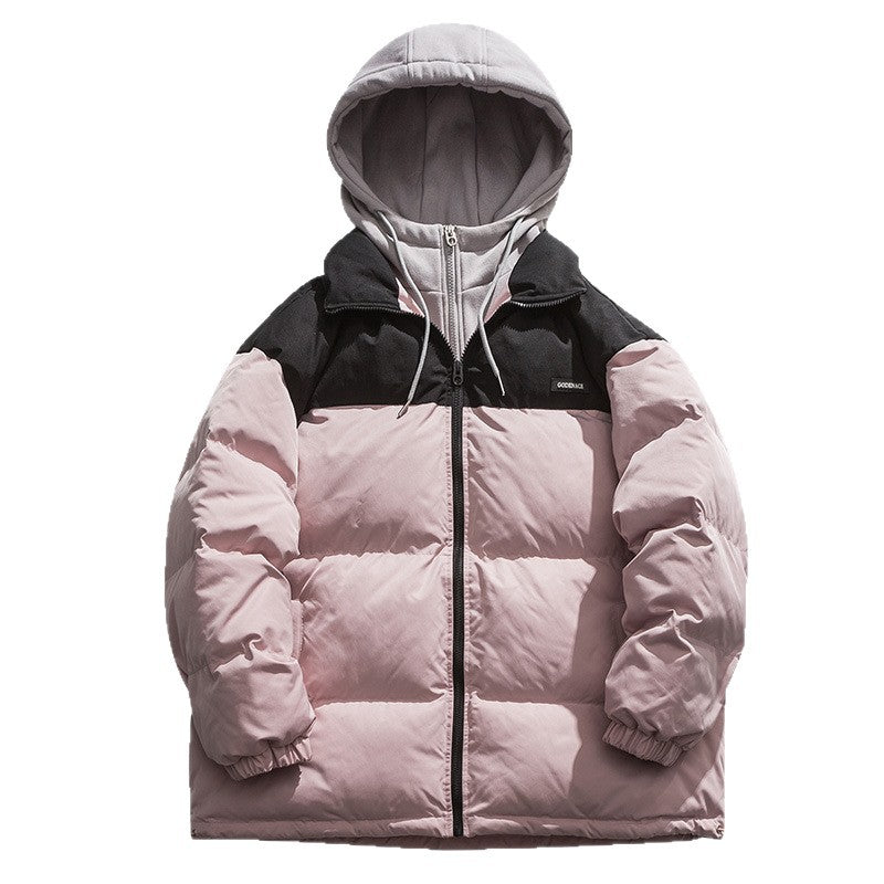 Herren Winterjacke mit abnehmbarer Kapuze und wärmeisolierender Fütterung EB
