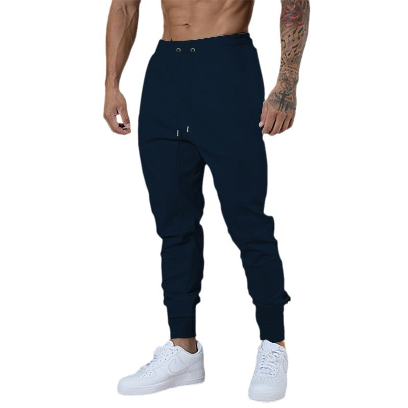 Herren Slim-Tapered Sweat-Jogger mit elastischem Tunnelzugbund & gerippten Knöchelbündchen EB