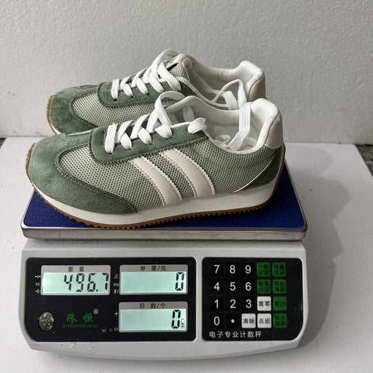 Damen Sportliche Sneakers mit atmungsaktivem Mesh-Obermaterial und rutschfester Sohle EB