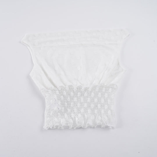 Damen elegantes Oberteil mit asymmetrischem Schnitt und Rüschendetails EB
