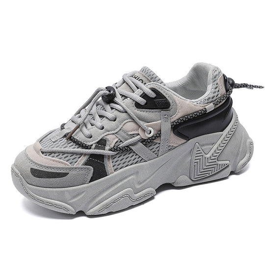 Damen Sportliche Chunky Sneakers mit atmungsaktivem Obermaterial und rutschfester Sohle EB