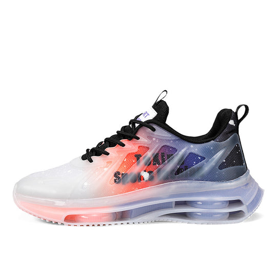 Unisex futuristische transparente Runner mit integrierter Luftkammer-Zwischensohle und reflektierendem Tech‑Mesh EB