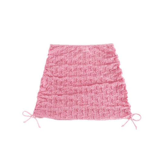 Damen Rüschenshorts mit verstellbaren Bindebändern EB