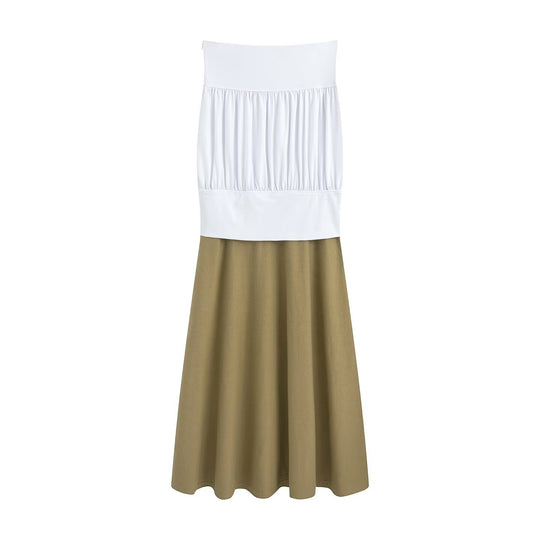 Damen Midirock mit elegantem Gummizug und luftigem Schnitt EB
