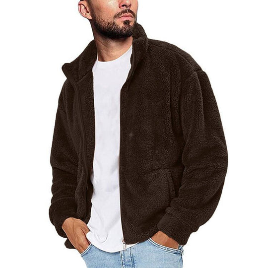 Herren Fleecejacke mit weichem Innenfutter und praktischen Taschen EB
