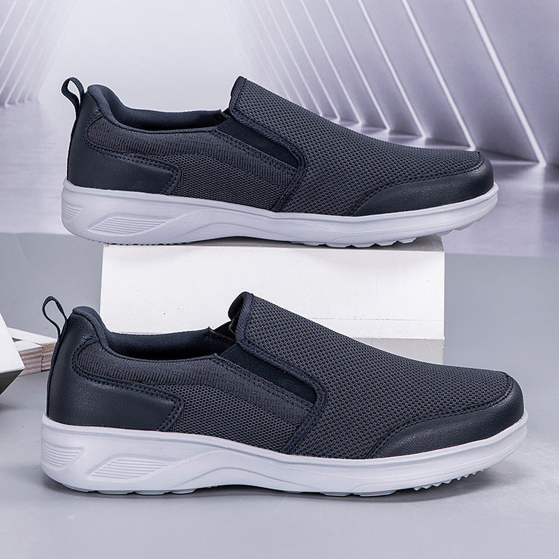 Damen Slip-On Freizeitschuhe mit atmungsaktiver Mesh-Oberfläche EB